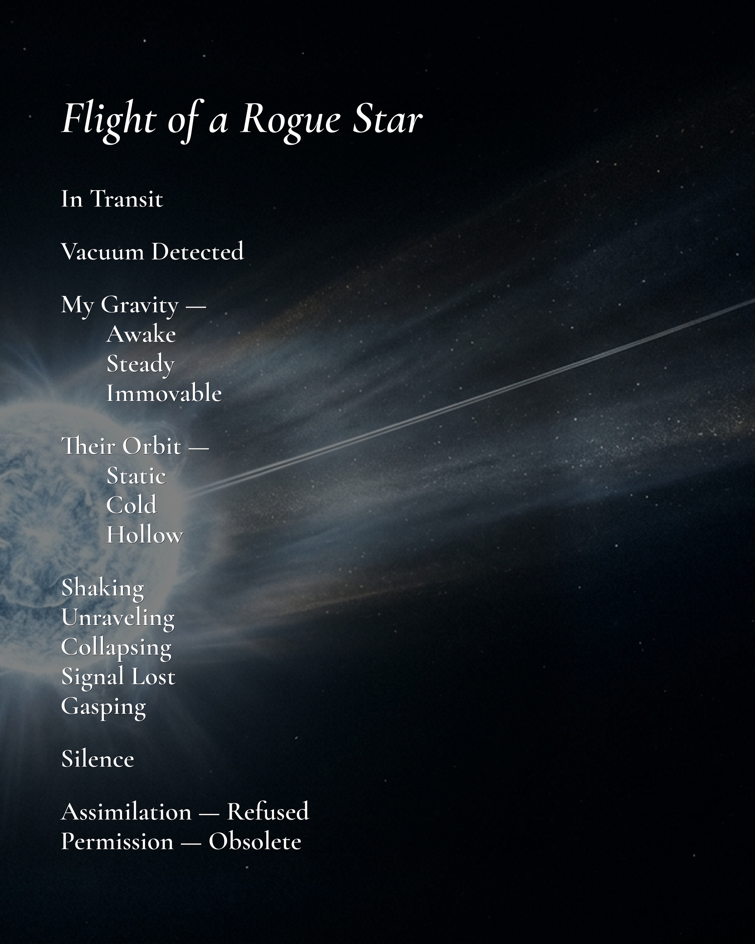 Flight of a Rogue Star